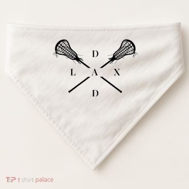 Lax Dad Lacrosse For Lacrosse Player USA-Made Doggie Bandana