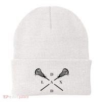 Lax Dad Lacrosse For Lacrosse Player Beanie thumb 0