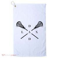 Lax Dad Lacrosse For Lacrosse Player Golf Towel thumb 0