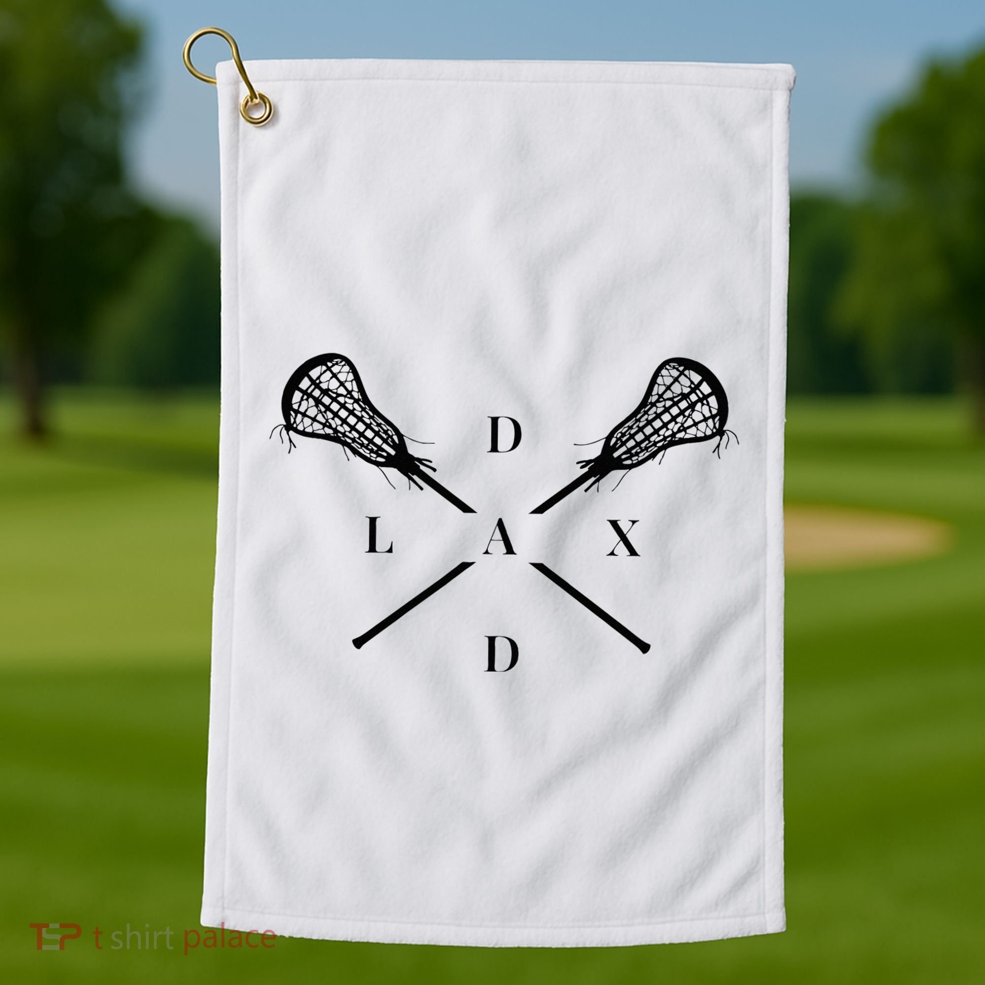Lax Dad Lacrosse For Lacrosse Player Golf Towel