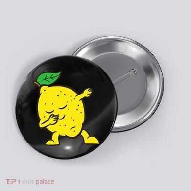 Lemon Dabbing Lemon Fruit Love Lemons Button