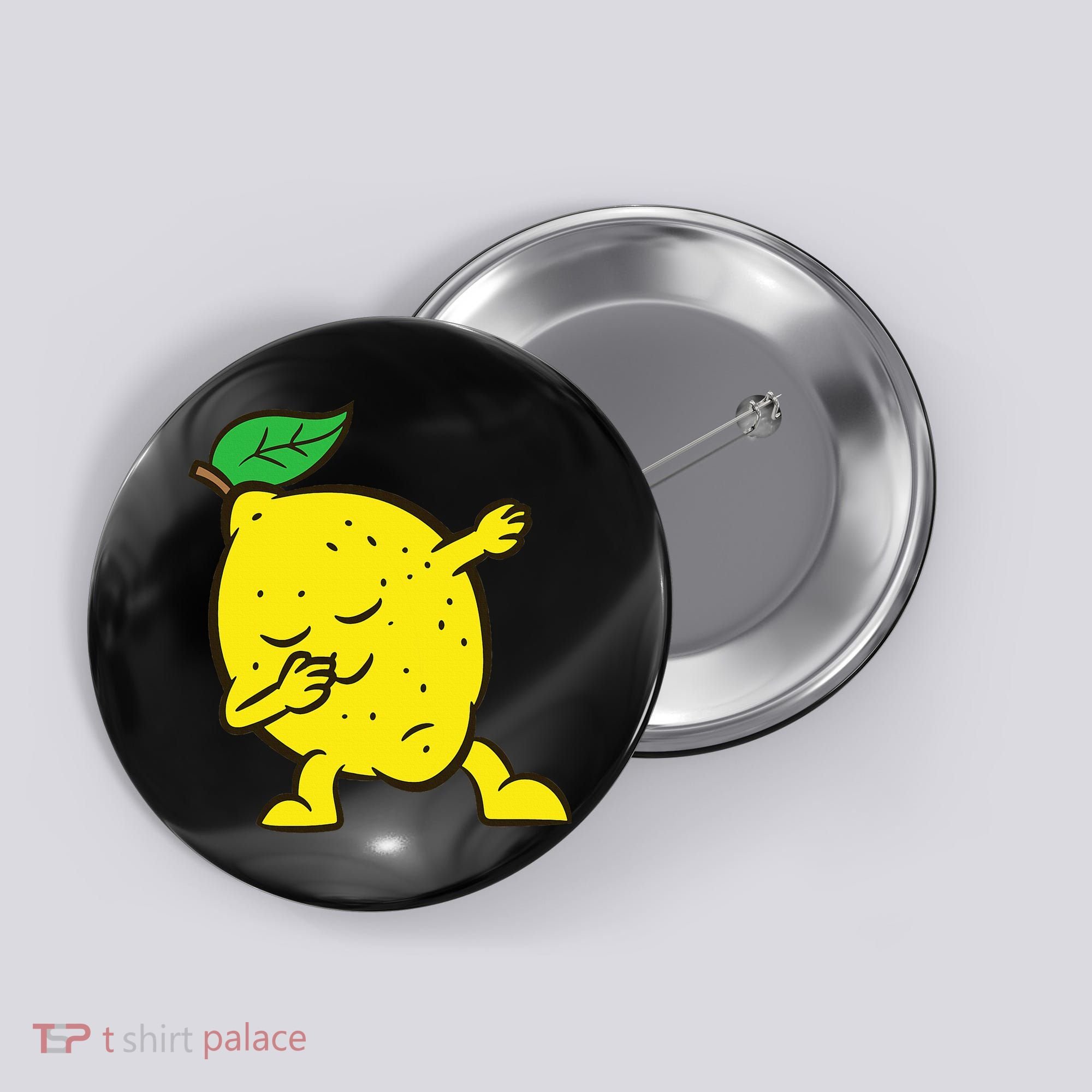 Lemon Dabbing Lemon Fruit Love Lemons Button