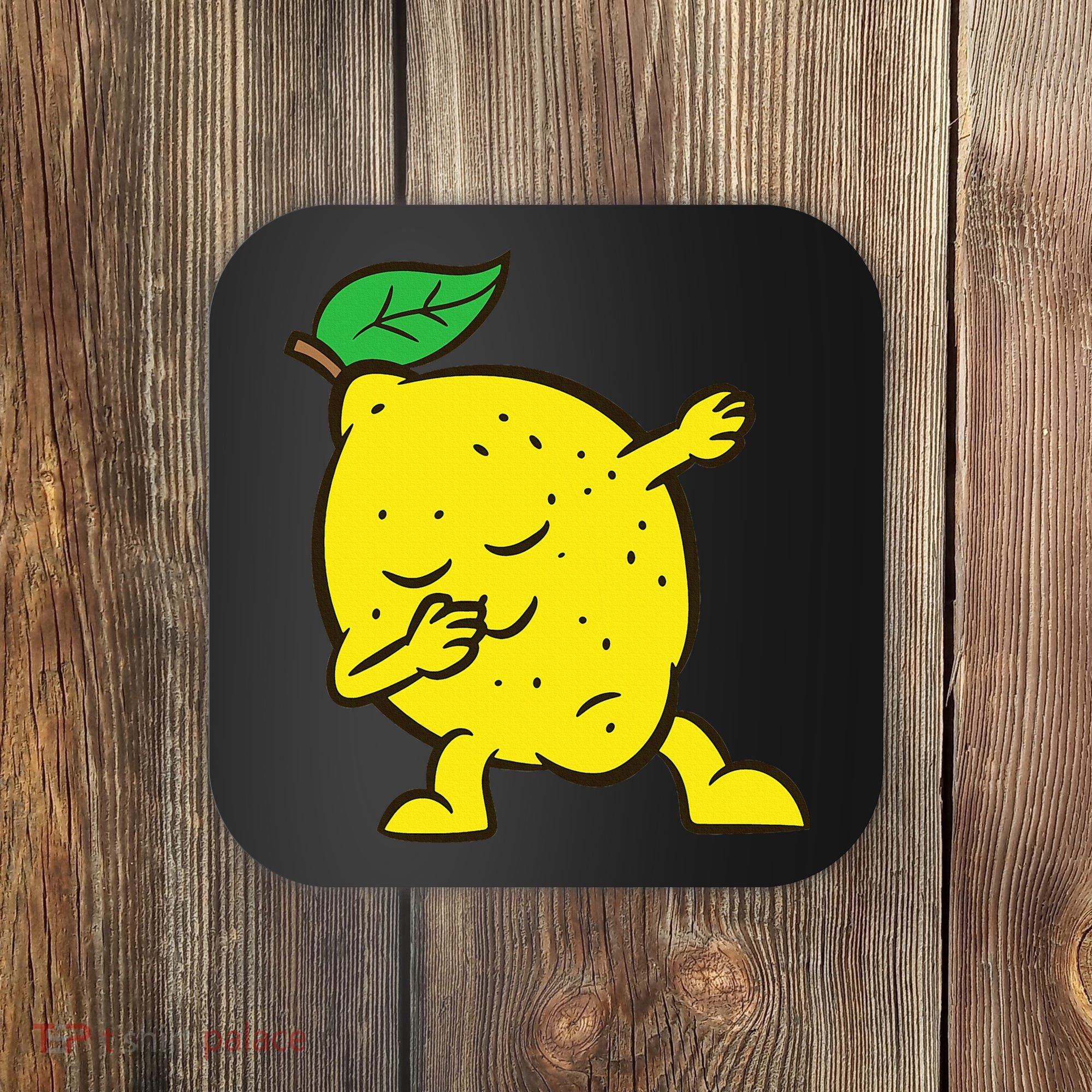 Lemon Dabbing Lemon Fruit Love Lemons Coaster