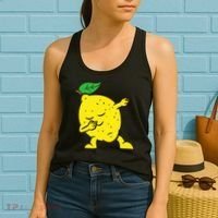 Lemon Dabbing Lemon Fruit Love Lemons Women's Tank Top thumb 2