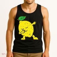Lemon Dabbing Lemon Fruit Love Lemons Tank Top thumb 3
