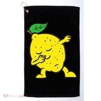 Lemon Dabbing Lemon Fruit Love Lemons Golf Towel thumb 0