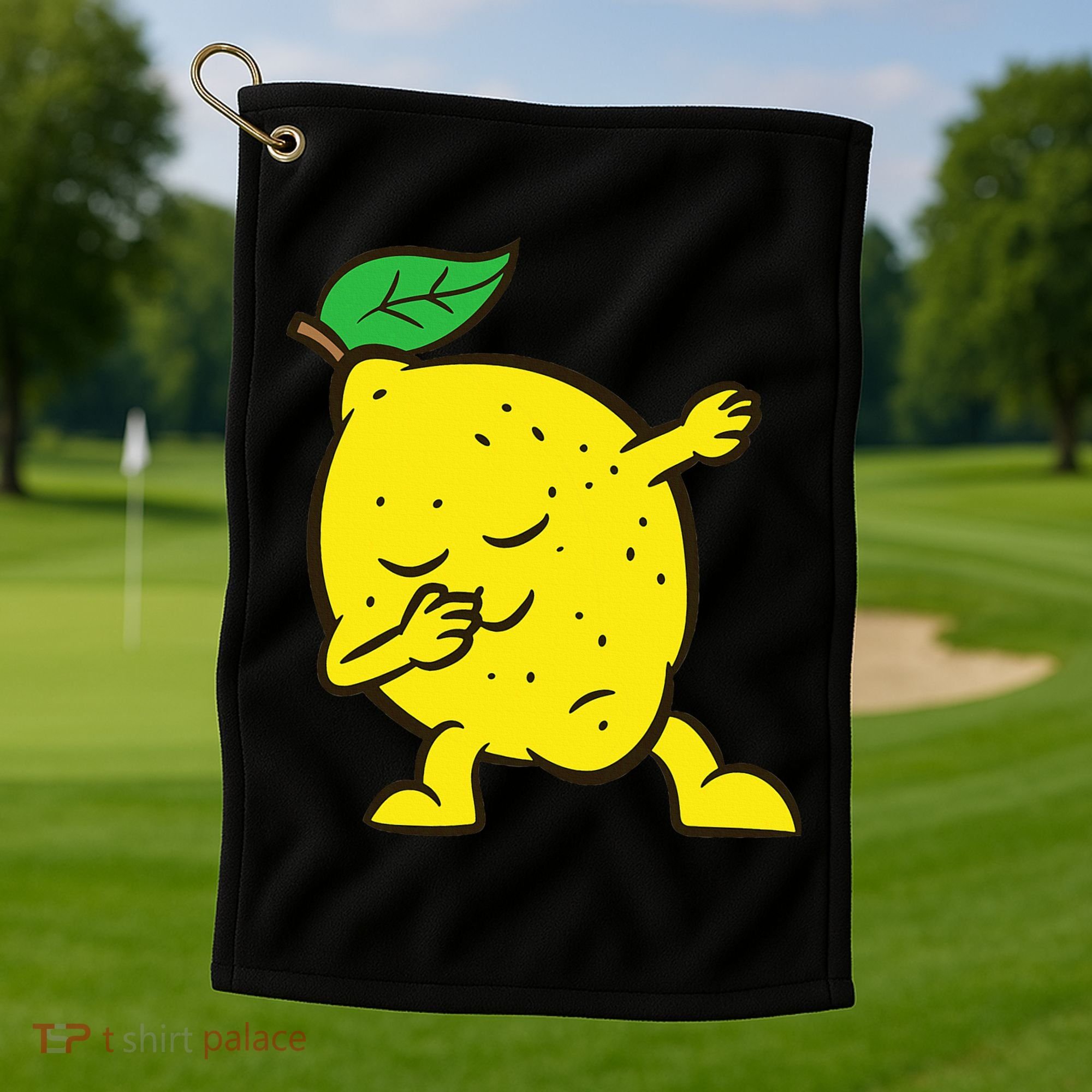 Lemon Dabbing Lemon Fruit Love Lemons Golf Towel
