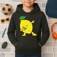 Lemon Dabbing Lemon Fruit Love Lemons Kids Hoodie thumb 2
