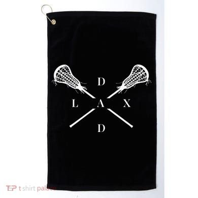 Lax Dad Lacrosse For Lacrosse Dad Golf Towel