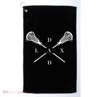 Lax Dad Lacrosse For Lacrosse Dad Golf Towel thumb 0