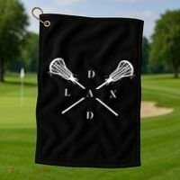Lax Dad Lacrosse For Lacrosse Dad Golf Towel thumb 1