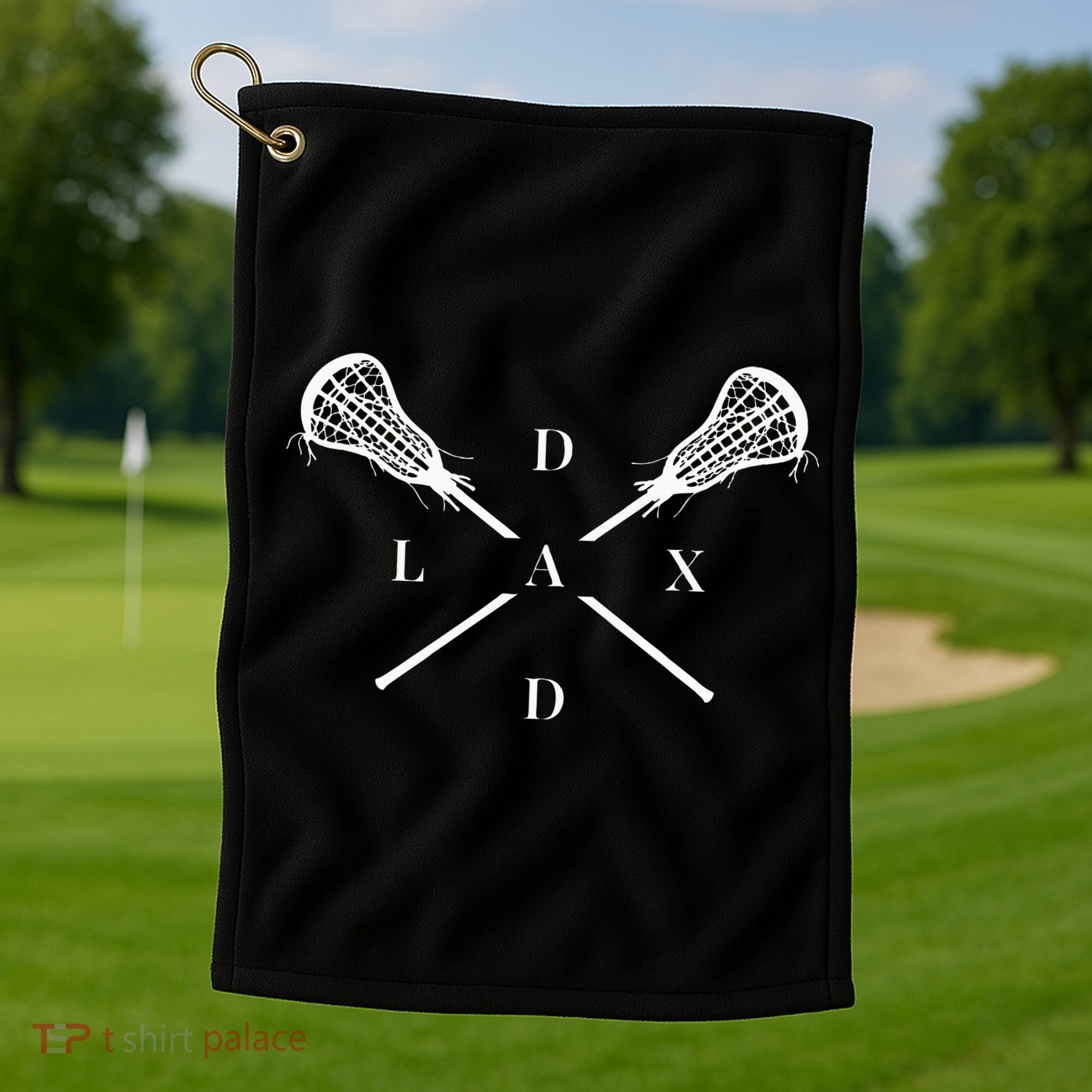 Lax Dad Lacrosse For Lacrosse Dad Golf Towel