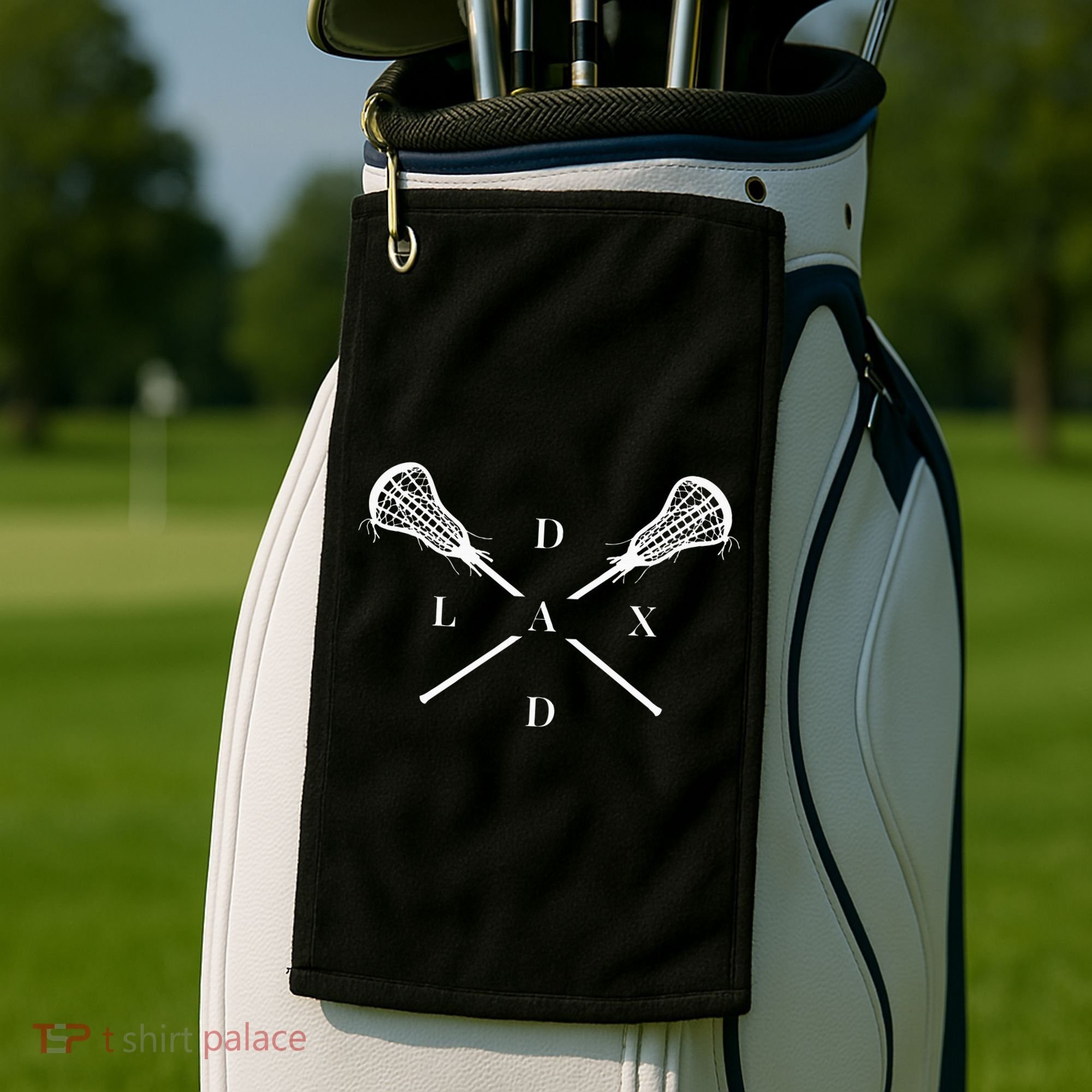 Lax Dad Lacrosse For Lacrosse Dad Golf Towel