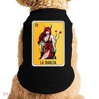 La Diablita Mexican Slang Chicano Bingo Cards Doggie Tank thumb 0