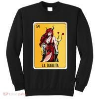 La Diablita Mexican Slang Chicano Bingo Cards Sweatshirt thumb 0
