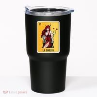 La Diablita Mexican Slang Chicano Bingo Cards Tumbler thumb 0