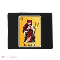 La Diablita Mexican Slang Chicano Bingo Cards Mousepad thumb 0