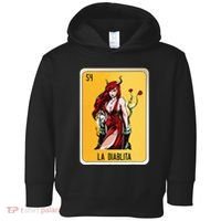 La Diablita Mexican Slang Chicano Bingo Cards Toddler Hoodie thumb 0