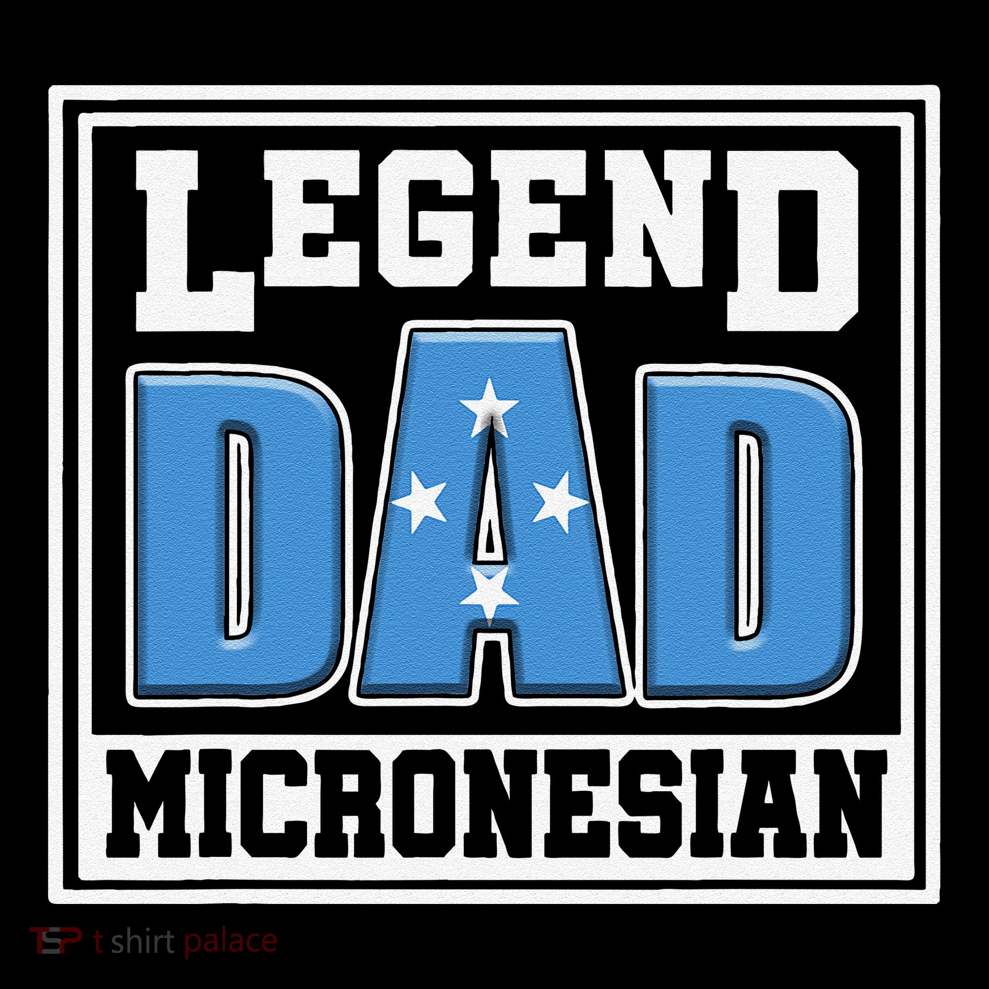 Legend Dad Micronesian Micronesia Flag Gift Father Day Apron