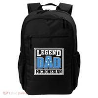 Legend Dad Micronesian Micronesia Flag Gift Father Day Backpack thumb 0