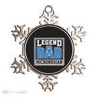 Legend Dad Micronesian Micronesia Flag Gift Father Day Ornament thumb 0