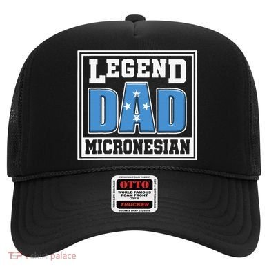 Legend Dad Micronesian Micronesia Flag Gift Father Day Hat