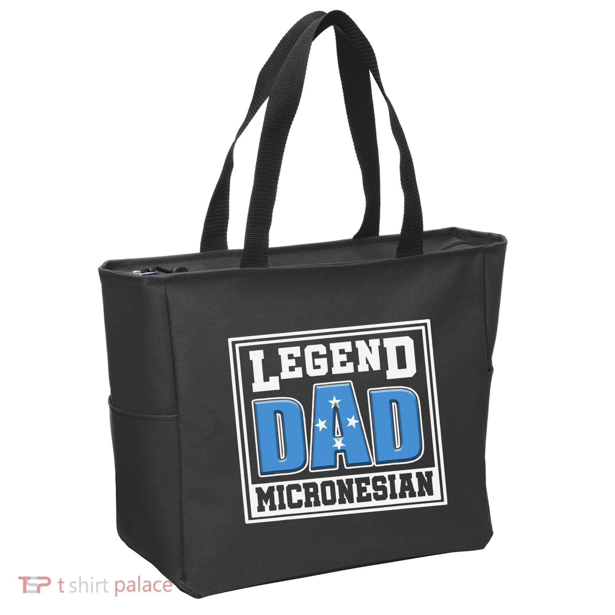Legend Dad Micronesian Micronesia Flag Gift Father Day Tote Bag