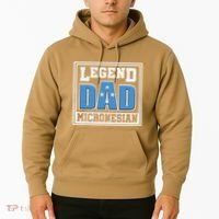 Legend Dad Micronesian Micronesia Flag Gift Father Day Hoodie thumb 2