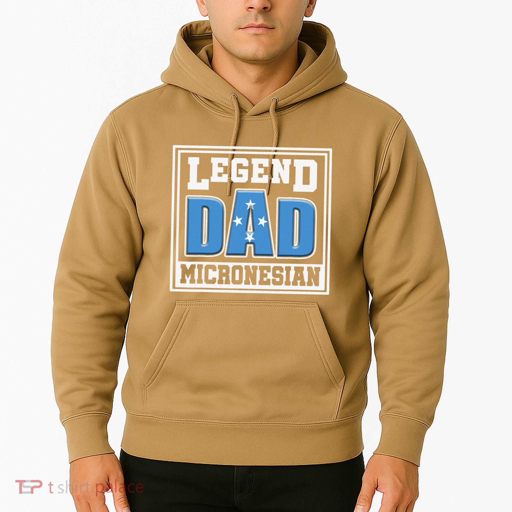 Legend Dad Micronesian Micronesia Flag Gift Father Day Hoodie