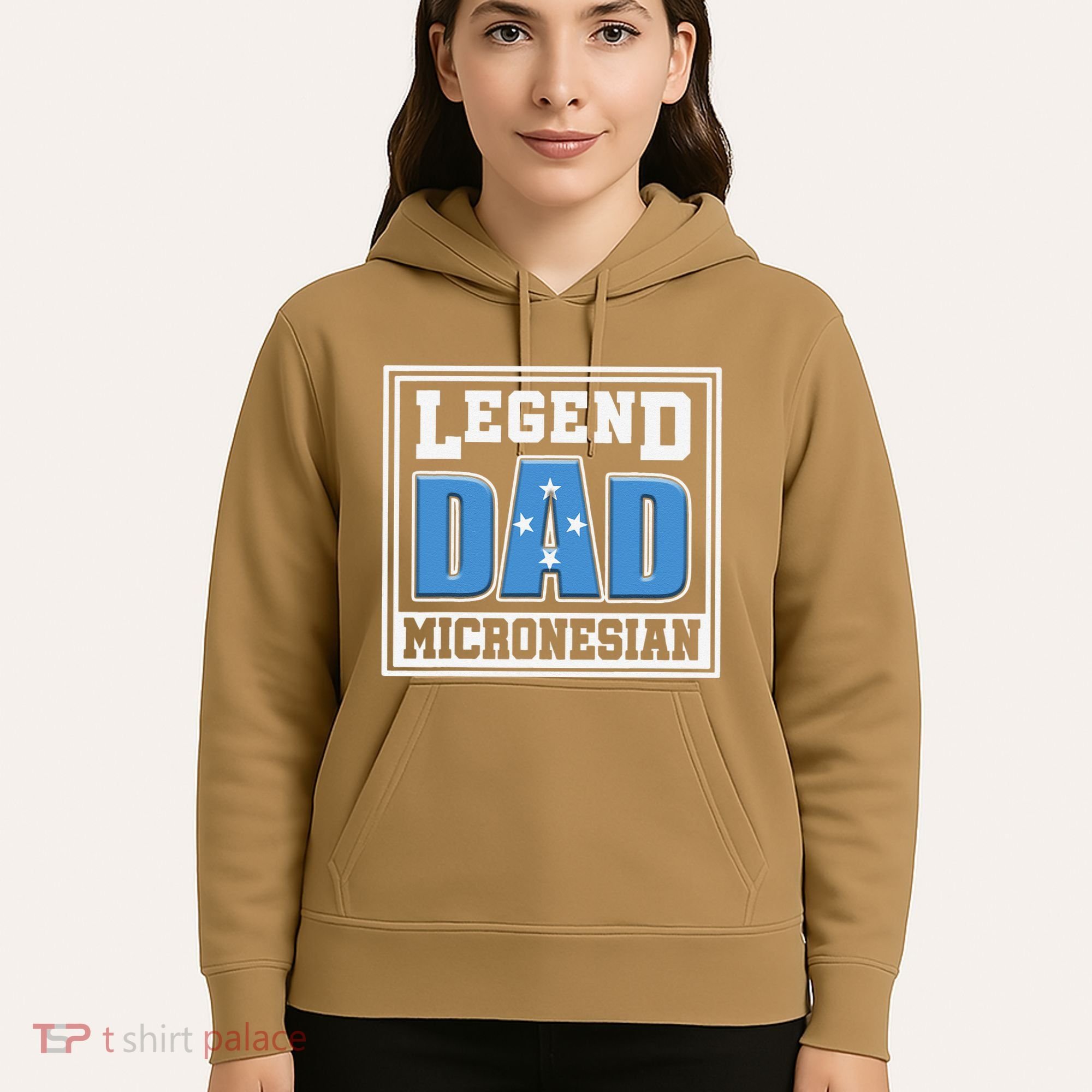 Legend Dad Micronesian Micronesia Flag Gift Father Day Hoodie