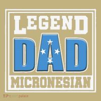 Legend Dad Micronesian Micronesia Flag Gift Father Day Hoodie thumb 7