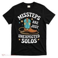 Line Dancing Missteps Are Just Unexpected Solos Line Dancer T-Shirt thumb 0