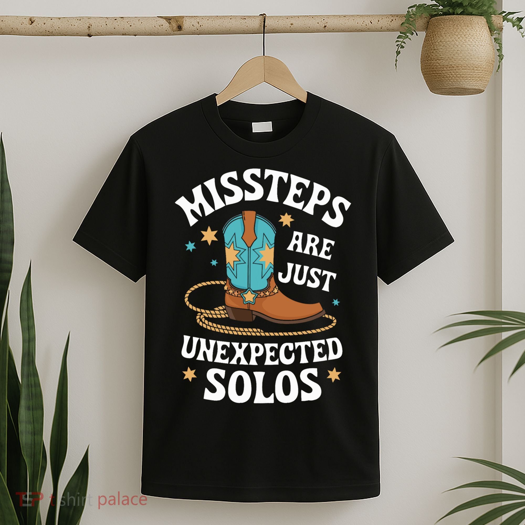Line Dancing Missteps Are Just Unexpected Solos Line Dancer T-Shirt