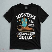 Line Dancing Missteps Are Just Unexpected Solos Line Dancer T-Shirt thumb 5