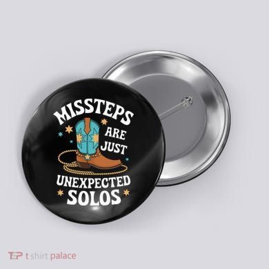 Line Dancing Missteps Are Just Unexpected Solos Line Dancer Button