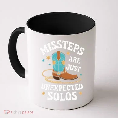 Line Dancing Missteps Are Just Unexpected Solos Line Dancer Coffee Mug