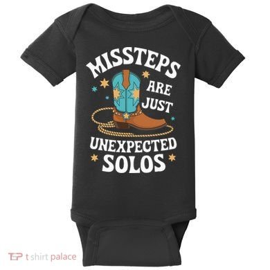 Line Dancing Missteps Are Just Unexpected Solos Line Dancer Baby Bodysuit