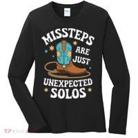 Line Dancing Missteps Are Just Unexpected Solos Line Dancer Women's Long Sleeve Shirt thumb 0