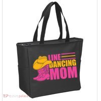 Line Dancing Mom T Tote Bag thumb 2