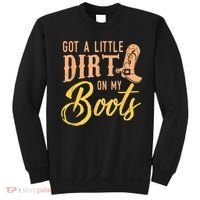 Little Dirt On My Boots Country Music Love Sweatshirt thumb 0