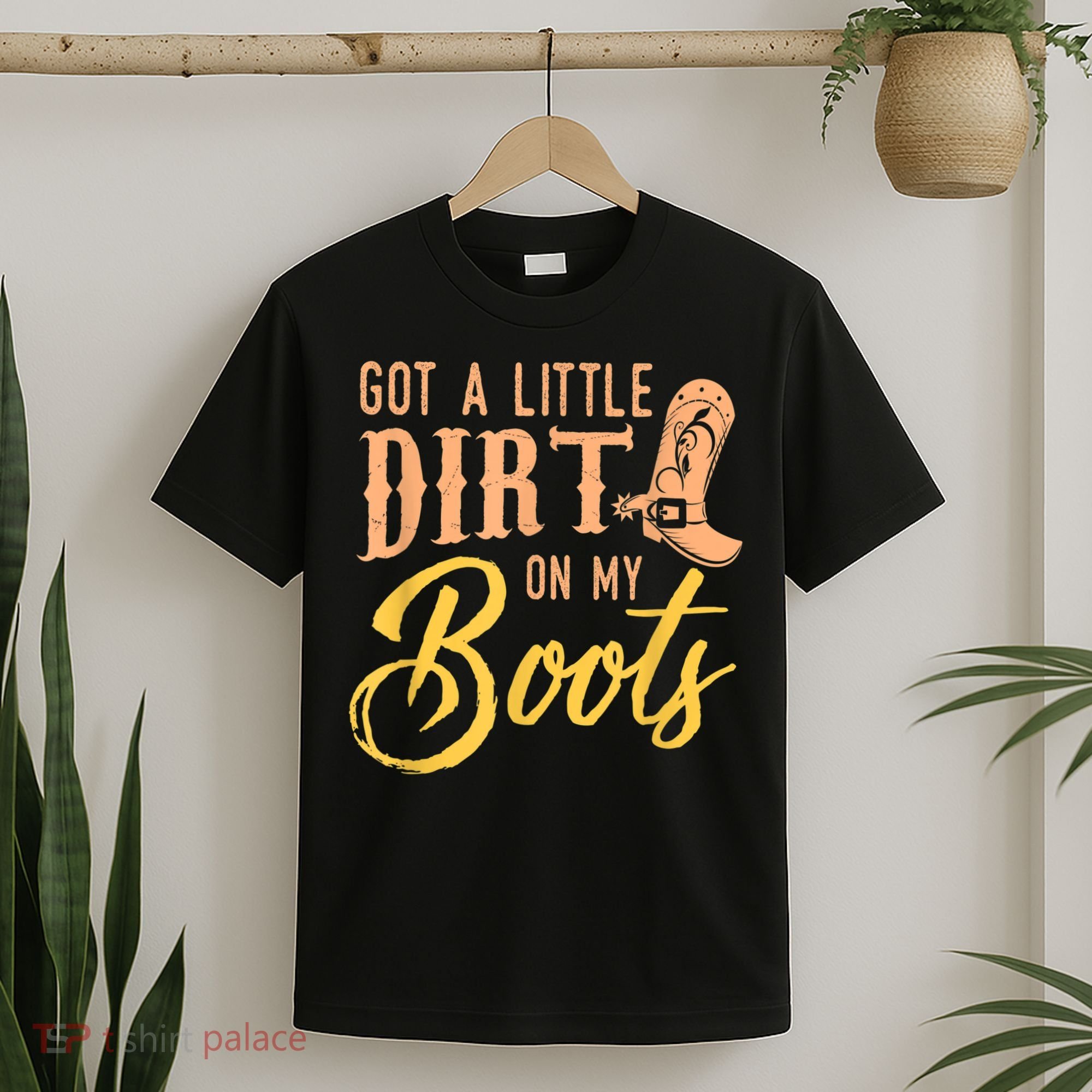 Little Dirt On My Boots Country Music Love T-Shirt