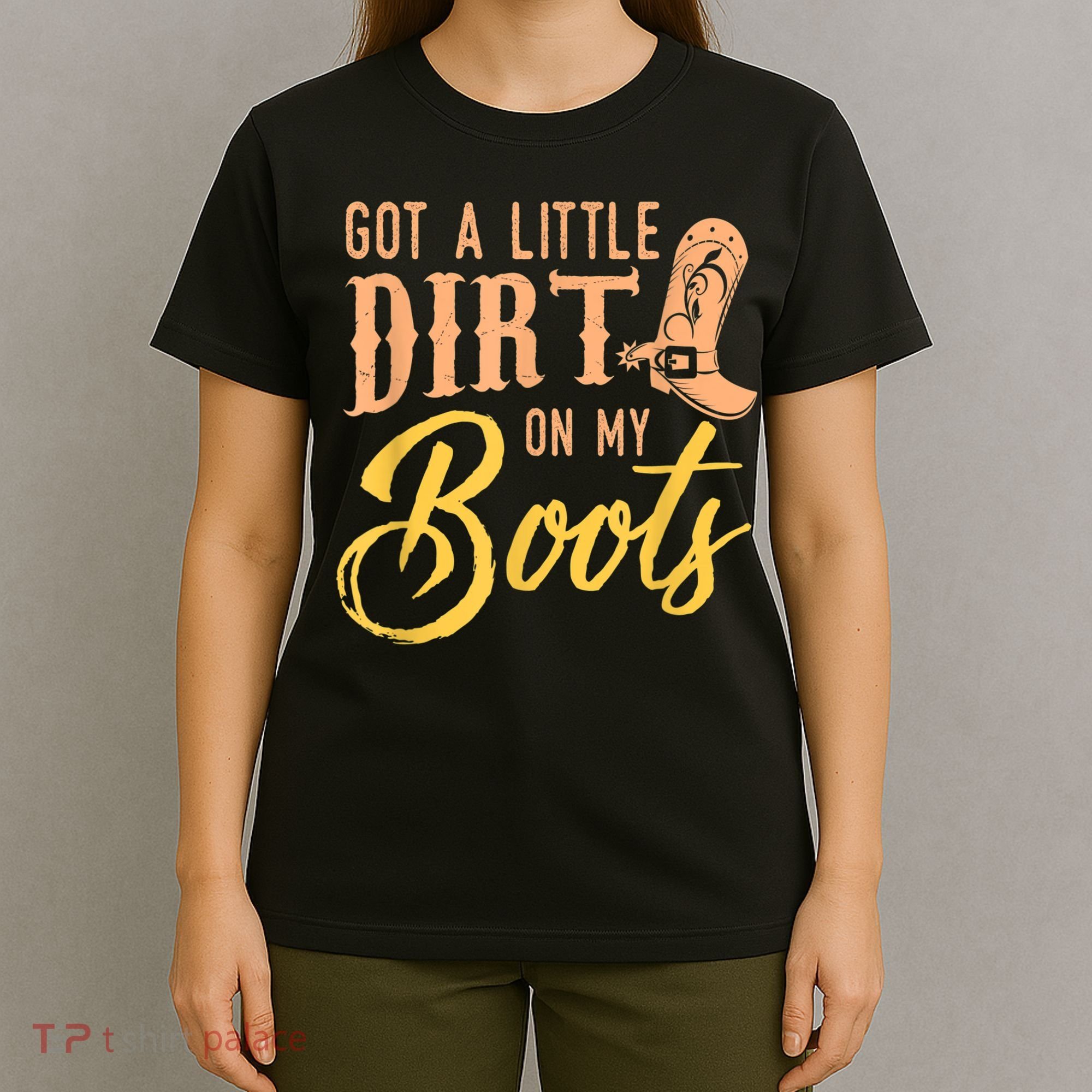 Little Dirt On My Boots Country Music Love T-Shirt