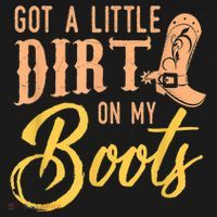 Little Dirt On My Boots Country Music Love Women's Hoodie thumb 2