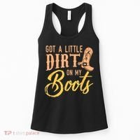 Little Dirt On My Boots Country Music Love Women's Tank Top thumb 0