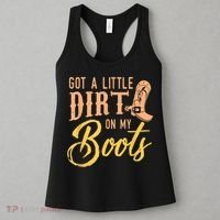 Little Dirt On My Boots Country Music Love Women's Tank Top thumb 3