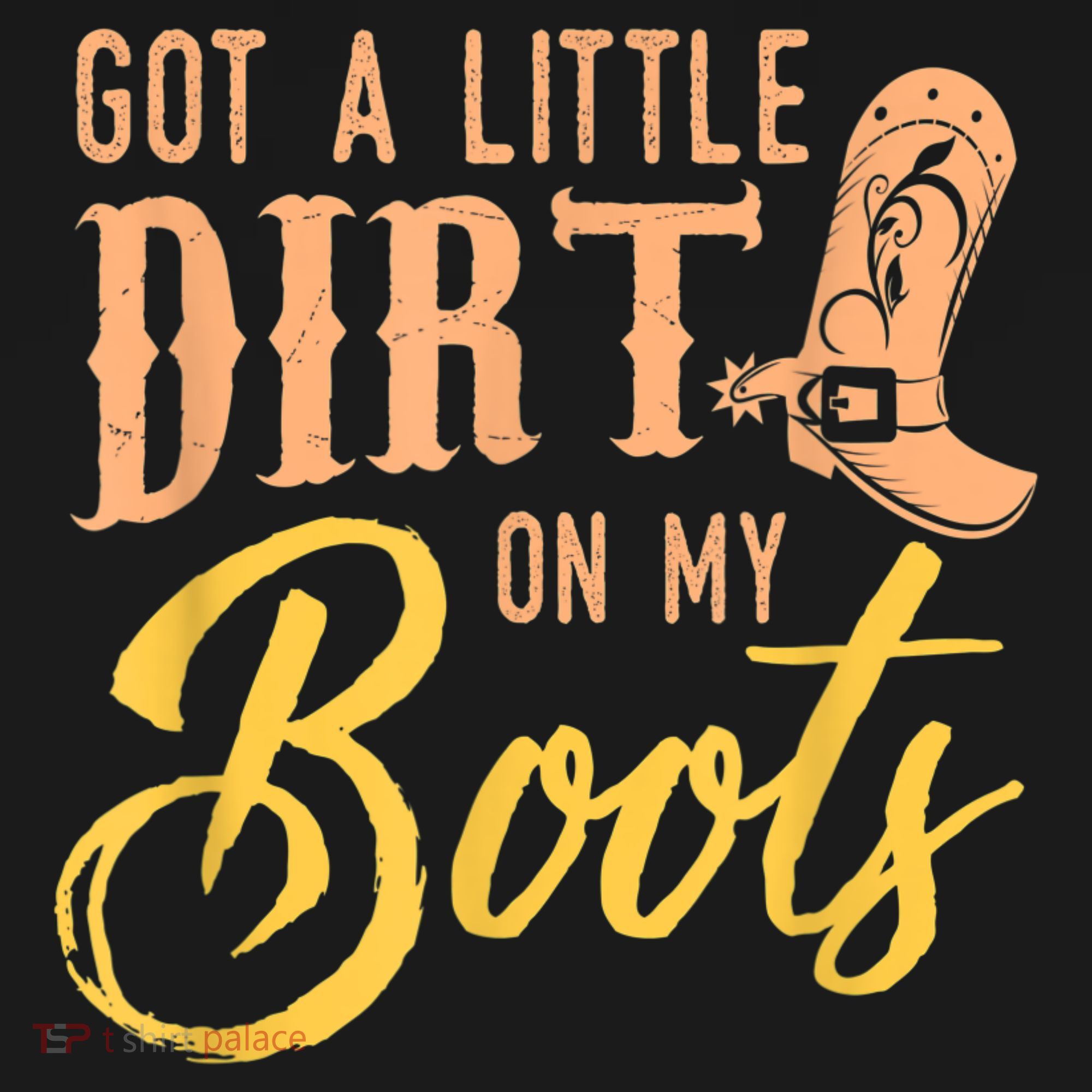 Little Dirt On My Boots Country Music Love Toddler Hoodie