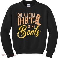 Little Dirt On My Boots Country Music Love Kids Sweatshirt thumb 0