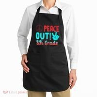 Last Day Of School Peace Out! 8th Grade Apron thumb 2