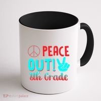 Last Day Of School Peace Out! 8th Grade Coffee Mug thumb 1
