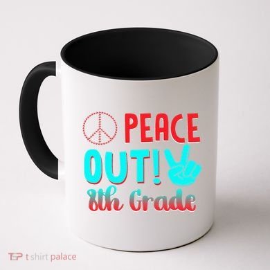 Last Day Of School Peace Out! 8th Grade Coffee Mug
